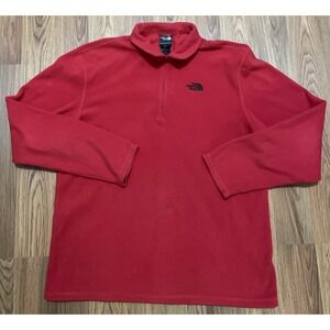 The North Face Fleece Mens Large Glacier Polartec 1/4 Zip Pullover